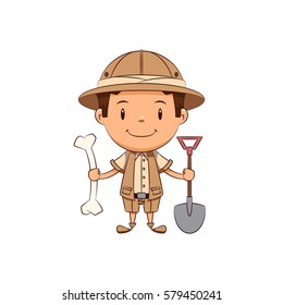Child archaeologist