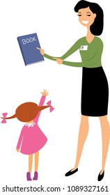 a child buys a book