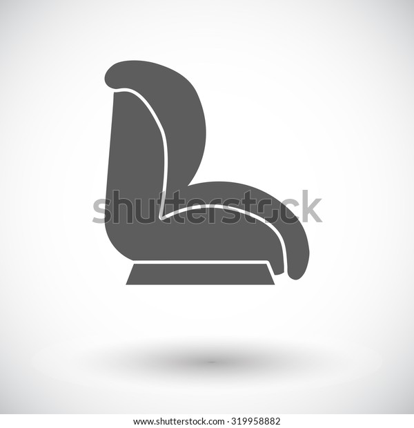 Child car seat\
icon. Flat vector related icon for web and mobile applications. It\
can be used as - logo, pictogram, icon, infographic element. Vector\
Illustration. 