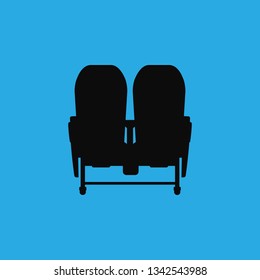 child car seats icon vector