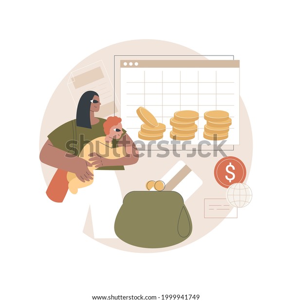 child-care-expense-deduction-abstract-concept-stock-vector-royalty