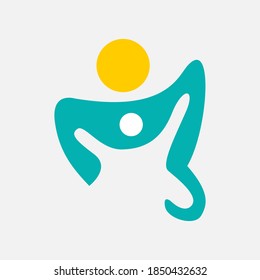 Ilustración del diseño del logotipo de Child Care Foundation