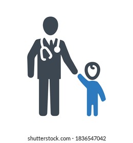 Child care icon, vector & glyph