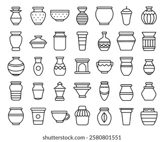 Child care line art 50 icon set features (1)