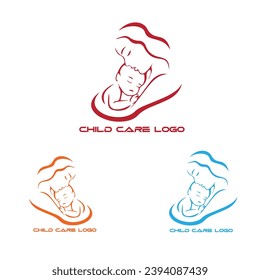 DISEÑO DE LOGOTIPO MINIMALISTA DE CUIDADO INFANTIL