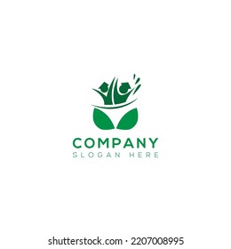 Child Care vector art logo design
