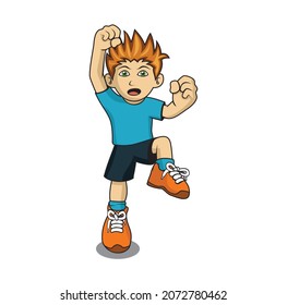 Ilustración de dibujos animados infantil formato de eps vectoriales , adecuado para sus necesidades de diseño, logotipo, ilustración, animación, etc.