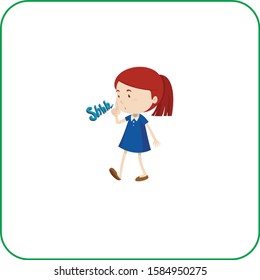 child character vector icon illustration