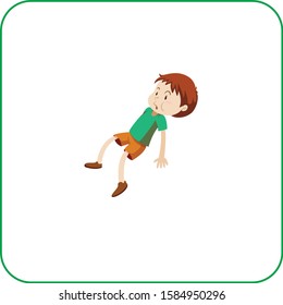 child character vector icon illustration
