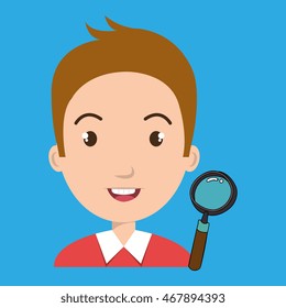 child chat student school vector illustration graphic