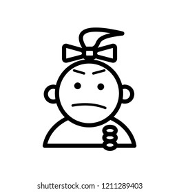child, children icon vector template
