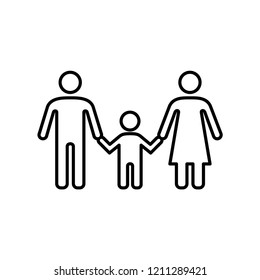 child, children,family icon vector template
