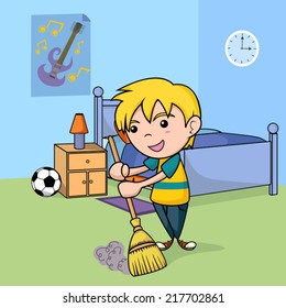 Child Tidy Room Stock Vectors Images Vector Art