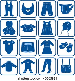 Child clothes set.