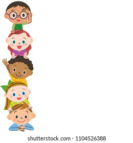 Child Collection Margin Message Stock Vector (Royalty Free) 1104526388 ...