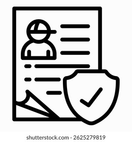 Child Consent Icon Element For Design
