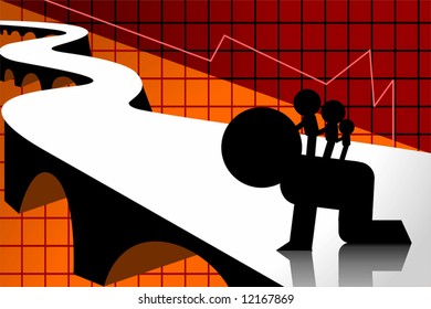  child crawling through a graph path