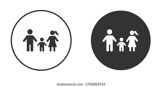 Icono de custodia infantil. Perfecto para interfaces de Web y App, presentaciones, infografías