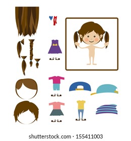 child design over white background vector illustration