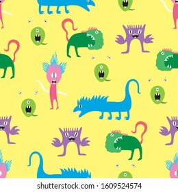 child 
dinosaur monster cheerful background bright