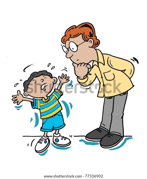 Child Distress Stock Vector (Royalty Free) 77336902 | Shutterstock