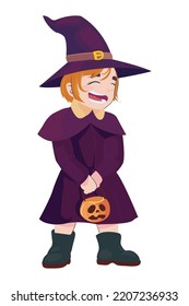child with dracula costume over white