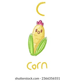 Child drawings fruit with crayon. Kids doodle fruit, children crayon drawing and hand drawn whale and animal colorfull illustration pastel pencil doodle vector illustration