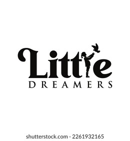 Child dream logo design illustration collection. Dreamer Logo