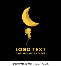 Child dream logo design template