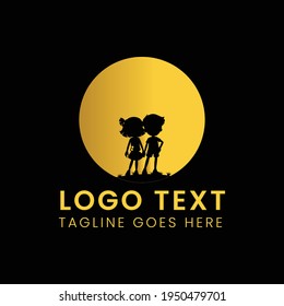 Plantilla de diseño de logotipo de sueño secundario