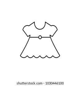 child dress icon. Element of clothes icon. Premium quality graphic design. Signs,  symbols collection icon for websites, web design, mobile app on white background