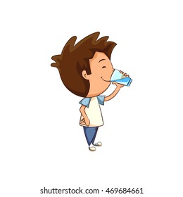 Child Drinking Water Cartoon Images, Stock Photos & Vectors | Shutterstock