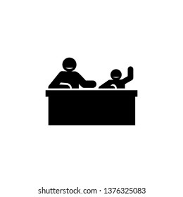 Child, education, homework icon. Element of positive parents icon. Premium quality graphic design icon. Signs and symbols collection icon for websites, web design on white background