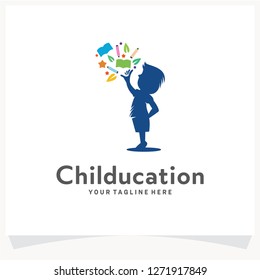 Child Education Logo Design Template Inspiration