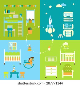 Child Evolution iconographic Set
