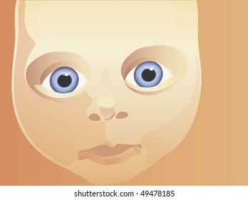 child face stylized