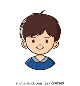Child Face Vector Art Premium