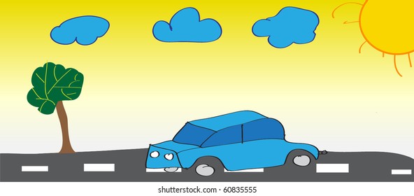 child fantasy car
