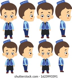 child figure set person illustration