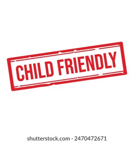 child friendly Rubber stamp design. VECTOR ILLUSTRATION.