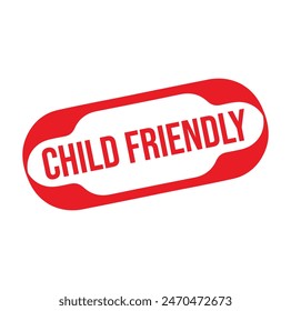 child friendly Rubber stamp design. VECTOR ILLUSTRATION.