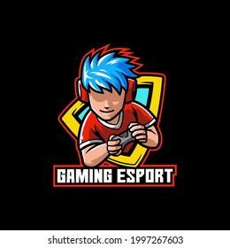 child gaming esport gamer e-sport controller kid joystick streaming winner