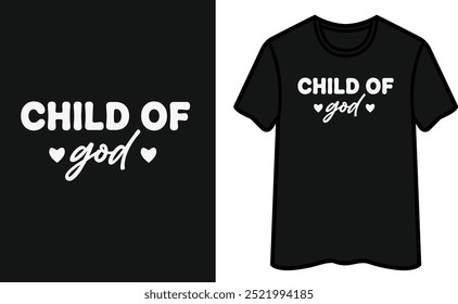 Hijo De Dios. Diseño de camiseta de Dios