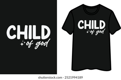 Hijo De Dios. Diseño de camiseta de Dios
