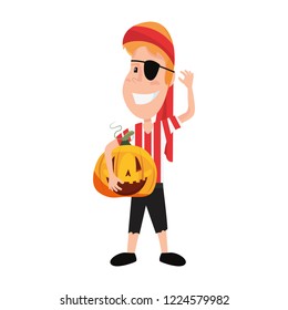child in halloween character costume