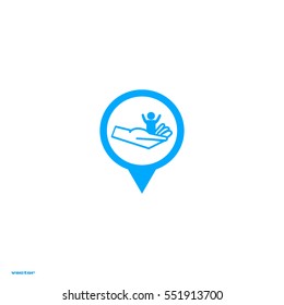 child, hand, icon