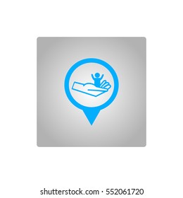 child in hand icon