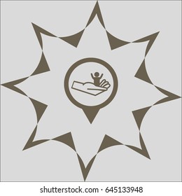 child, hand icon