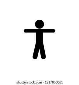 child, hands icon. Element of child icon for mobile concept and web apps. Glyph child, hands icon can be used for web and mobile