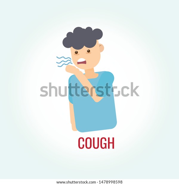 Child Has Got Flu Cough Stock Vector (Royalty Free) 1478998598 ...